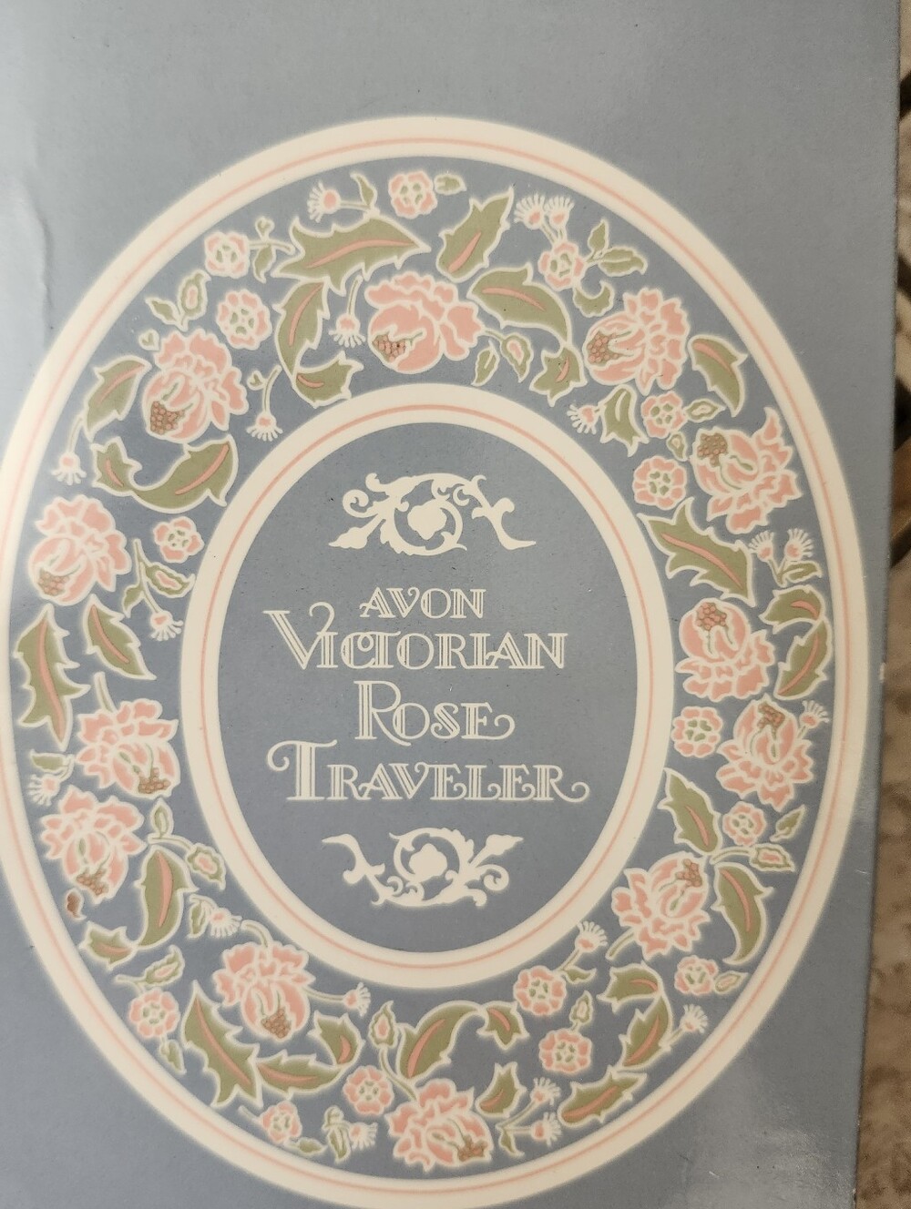 Vtg Avon Victorian Rose Traveler - Cosmetic/Travel Case NIB
